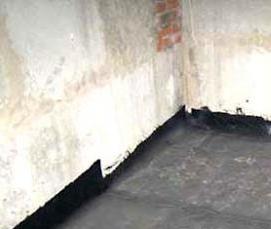 Гидроизоляция пола рубероидом - модель 2