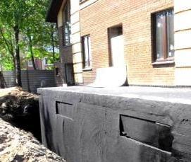 Гидроизоляция пола стен подвала - модель 3