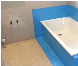 Гидроизоляция пола в комнате - вариант 1