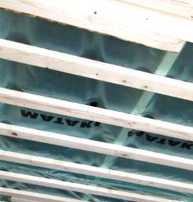 Гидроизоляция потолков - модель 1