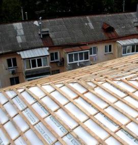 Гидроизоляция примыкания крыши - модель 2