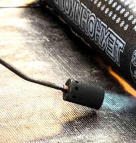 Гидроизоляция рубероидом - модель 3