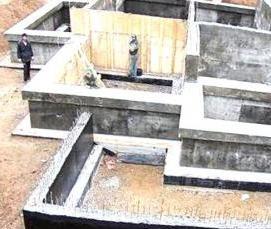 Гидроизоляция сборного фундамента - вариант 2