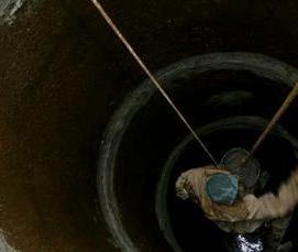 Гидроизоляция швов бетонного колодца - модель 4