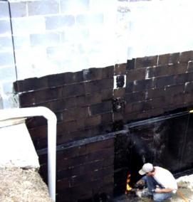 Гидроизоляция стен подвала - модель 2