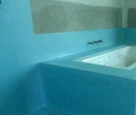 Гидроизоляция стен в ванной комнате - модель 3