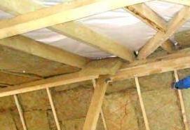 Гидроизоляция утепленной кровли - модель 1