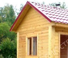 Гидроизоляция в бане из бруса - модель 2