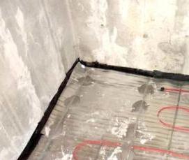 Гидроизоляция в теплом полу - тип 3