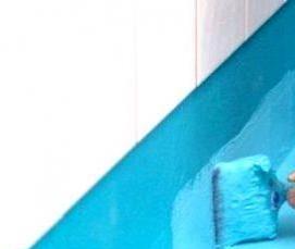 Гидроизоляция ванны от стены - модель 1