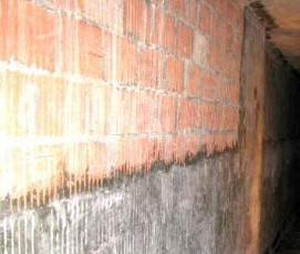 Гидроизоляция внутри подвала - модель 4