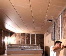 Гипсокартон звукоизоляционный - модель 1