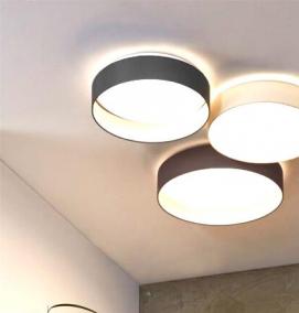 Гипсовые накладной светильник - тип 4