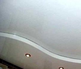 Гипсовый подвесной потолок - вариант 1