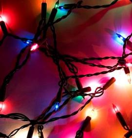 Гирлянда на стекло - вариант 4