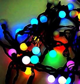 Гирлянда на стекло - вариант 2