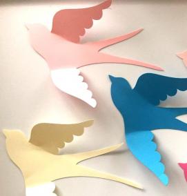 Гирлянда птица - тип 4