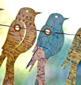 Гирлянда птица - тип 3