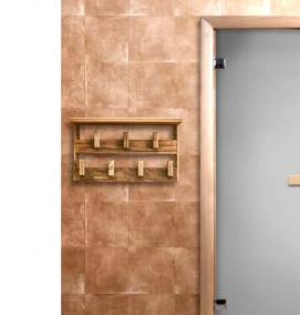 Глухая дверь для бани - модель 3