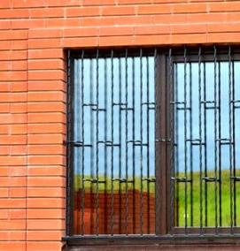 Глухая решетка на окно - модель 2