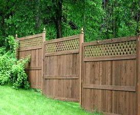 Глухой  на участке - вариант 3