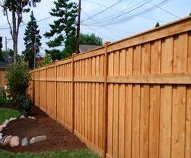 Глухой  на участке - вариант 2