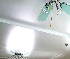 Глянец матовый натяжной потолок - тип 2