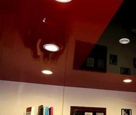 Глянец натяжные потолки комбинированные - модель 4