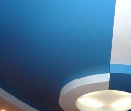 Глянец натяжные потолки комбинированные - модель 3