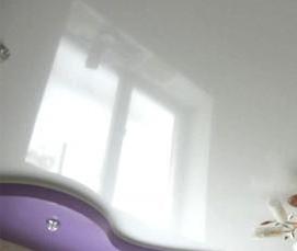 Глянец шоколад натяжные потолки - вариант 4