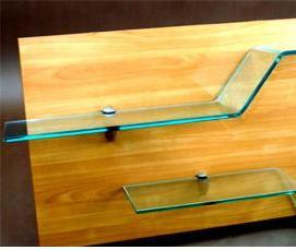 Гнутое стекло на заказ для мебели - тип 4