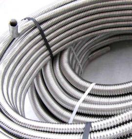 Гофрированная нержавеющая труба - вариант 1