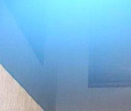 Голубой натяжной потолок - тип 3