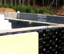 Горизонтальная гидроизоляция стен - вариант 1