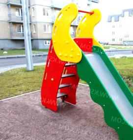 Горка пластиковая для детской площадки 3 м - вариант 1