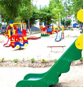 Горка пластиковая для детской площадки 3 м - вариант 3