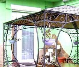 Готовые беседки из металла - модель 2