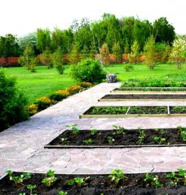 Готовые грядки для огорода - вариант 2