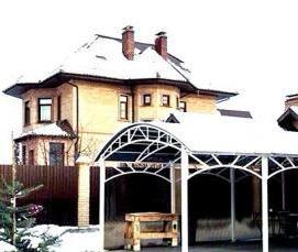 Готовые зимние теплицы из поликарбоната - тип 1