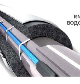 Греющий кабель для водопровода - тип 1