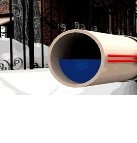 Греющий кабель для водопровода - тип 4