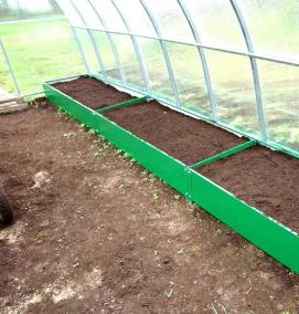 Грядки с оцинкованным покрытием - вариант 1