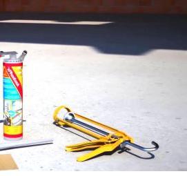 химический анкер со шпилькой - модель 1