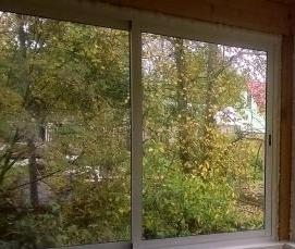 холодное остекление алюминиевым профилем - модель 4