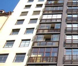 холодное остекление алюминиевым профилем - модель 2