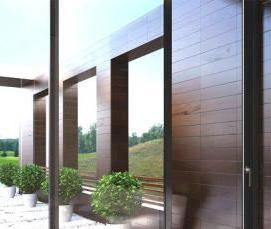 холодные алюминиевые окна - вариант 2