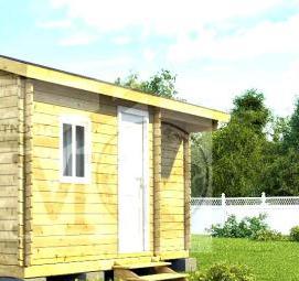 хозблок для дачи 5 3 - вариант 3