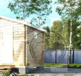 хозблок для дачи 5 3 - вариант 2