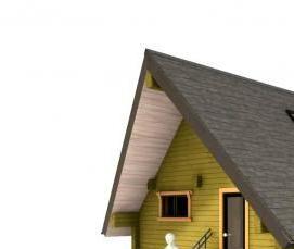 Имитация бруса 190 мм - вариант 1