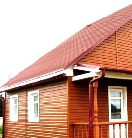 Имитация бруса для наружной отделки - вариант 3